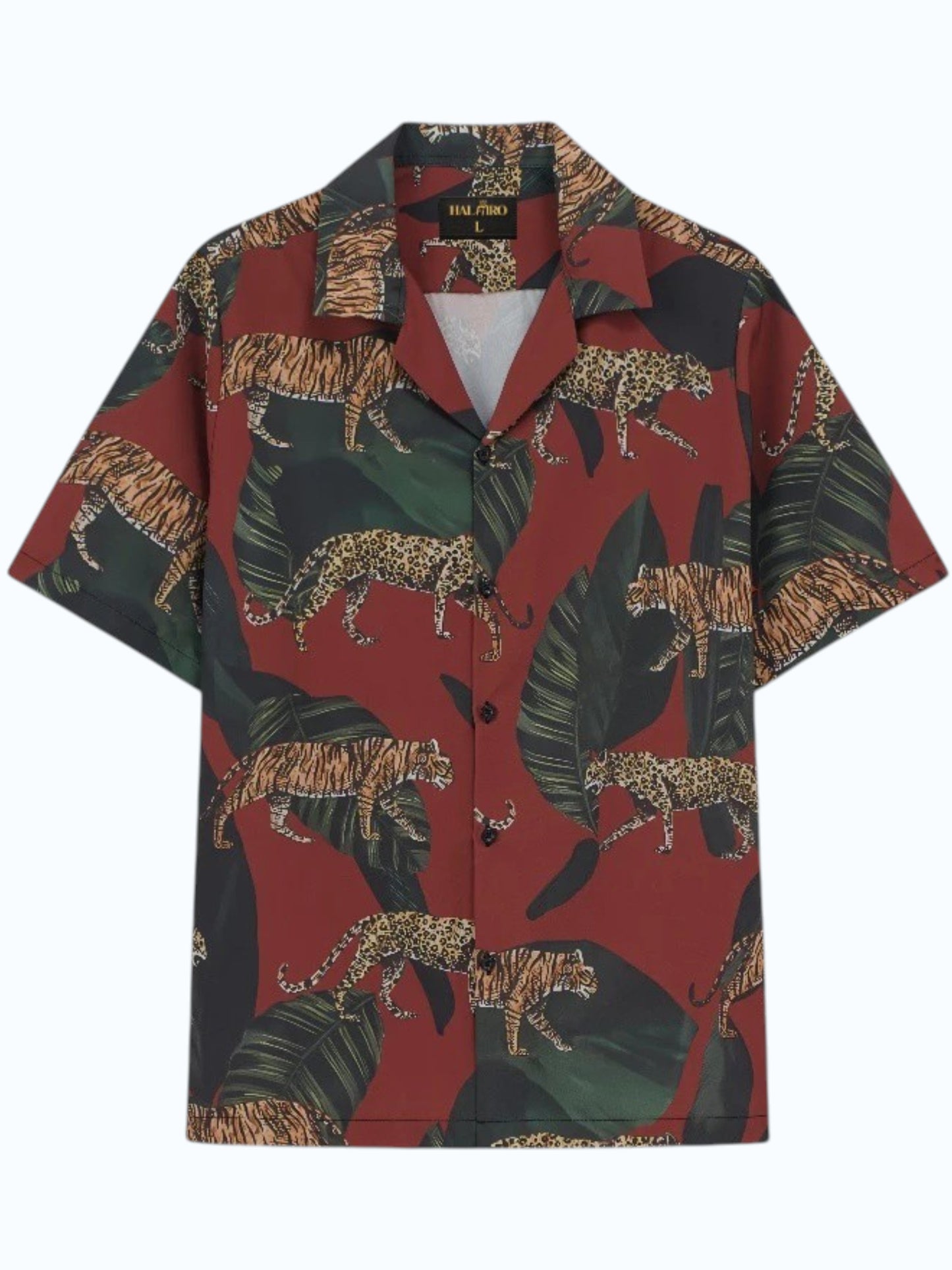 Men's Safari Animal Print Shirt