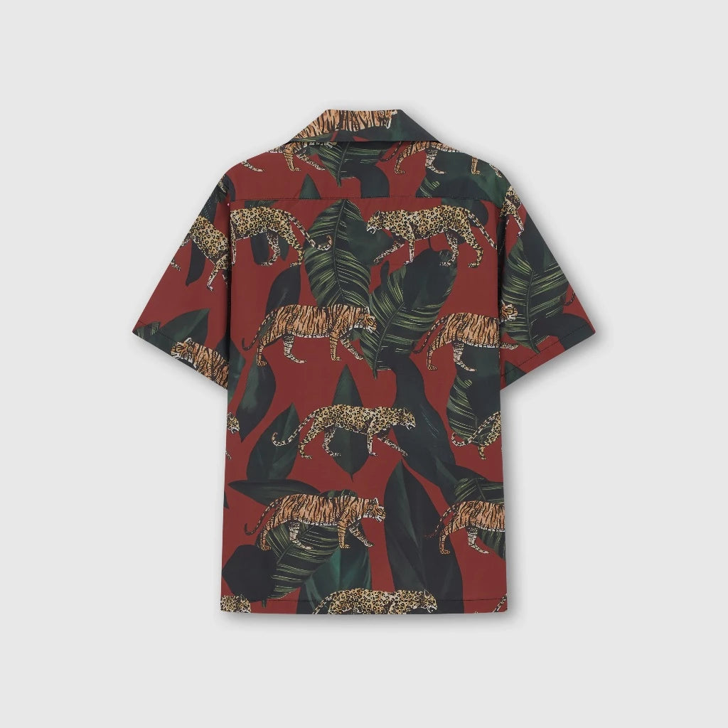 Men's Safari Animal Print Shirt